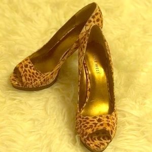 Nine West Cheetah Print Heels